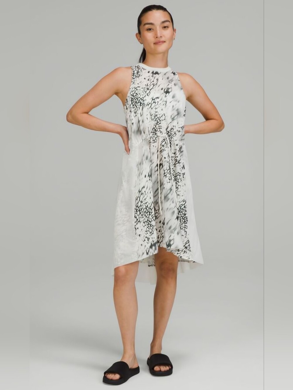 Lululemon Mesh Overlay High-Neck Dress